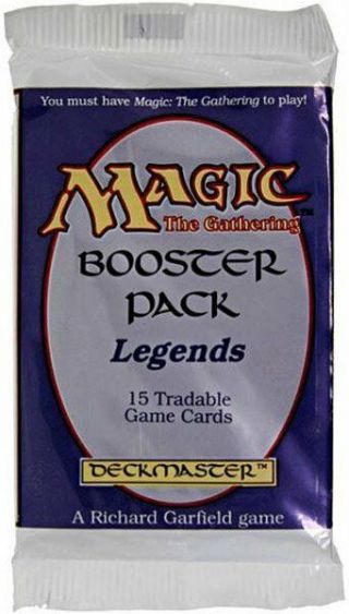 Legends Booster Pack (loose) (english) Factory Magic Mtg Abugames