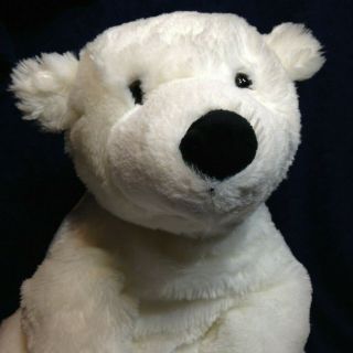 Toys R Us POLAR BEAR Plush X Large Floppy White Squishy Stuffed Animal 18 