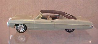 1968 Pontiac Bonneville Silver/Black Dealer Promotional MPC Model 6