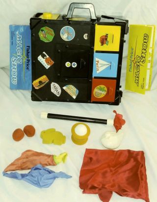 Vintage 1982 Fisher Price Magic Show 999 Play Set W/instructions & Accessories