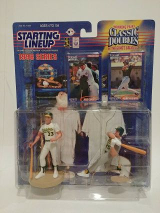 1998 Kenner Starting Lineup Classics Doubles Jose Canseco Mark Mcgwire Oakland