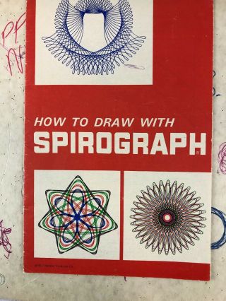 Vintage 1968 Kenner Spirograph Red Box - only missing the pens 4