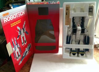 1985 Matchbox Robotech Sdf - 1 Battle Fortress Box/stickers/instructions