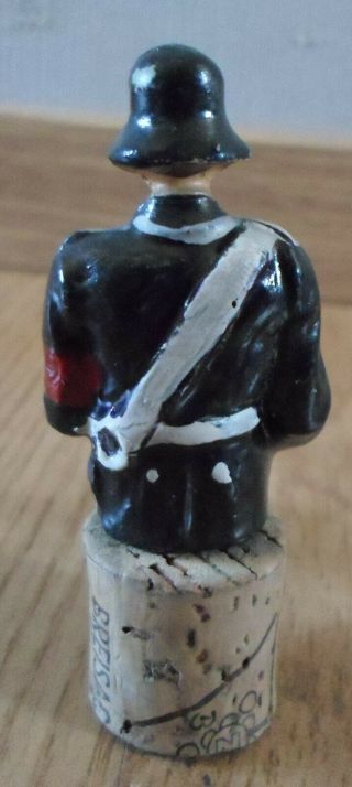 ELASTOLIN LINEOL sitting german vehicle crew co - driver SS soldier WWII 4