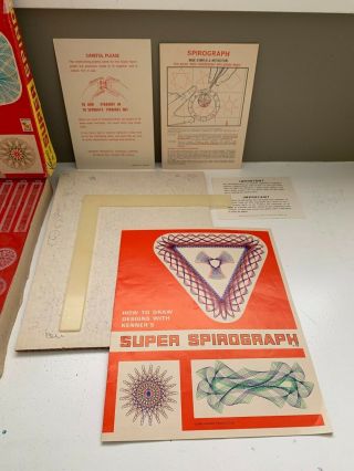 SPIROGRAPH - Vintage Retro Drawing Toy,  Kenner ' s no 2400 1969,  COMPLETE 2