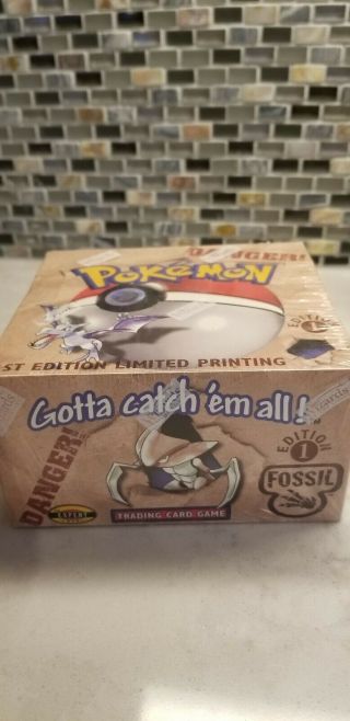 Pokemon Fossil 1st Edition Booster Box 36 Pack Factory,  Wotwc