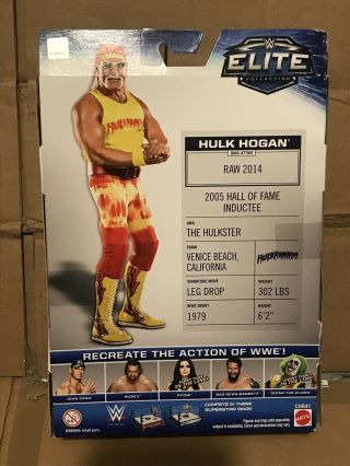 Wwe Elite Hulk Hogan Series 34 Mattel 3