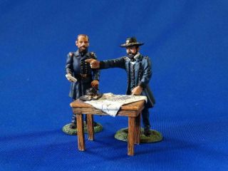 Cord - 0382 - Union Generals Grant And Sherman With Table At Vicksburg - Britains
