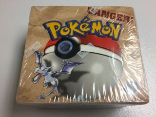 Factory Booster Box Pokemon Fossil Unlimited Edition