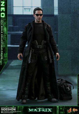HOT TOYS THE MATRIX NEO MMS466 KEANU REEVES Sixth Scale Figure - - 6