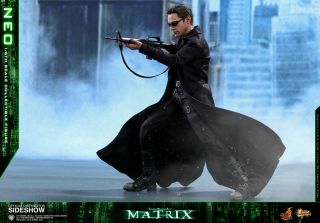 HOT TOYS THE MATRIX NEO MMS466 KEANU REEVES Sixth Scale Figure - - 8