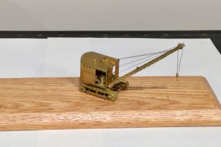 Overland Models Inc.  Ho Scale Brass A.  H.  Gopher Crane 1350