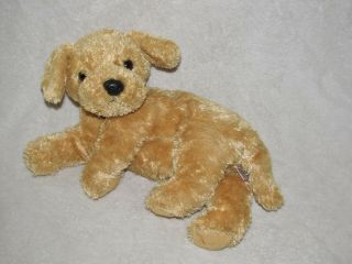 2001 Ty Classic Skippy Golden Retriever Puppy Dog Plush Stuffed Animal Doll 14 "