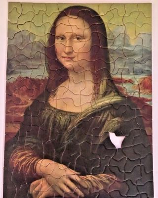 Vintage Puzzle Mona Lisa Tuco Workshop