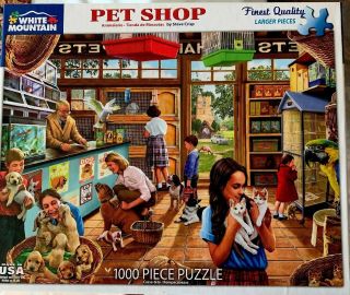 White Mountain - Pet Shop 1000 Piece Jigsaw Puzzle
