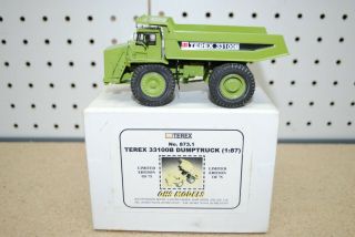 1/87 Ohs Models No.  873.  1 Terex 33100b Dump Truck