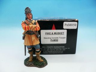 King & Country Pike & Musket Standing Ironside Trooper Pnm050 1/30