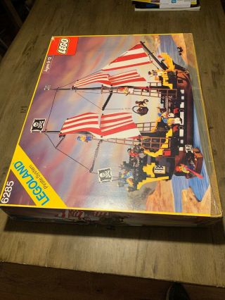 LEGO 6285 Pirates Black Seas Barracuda Complete W/ Un - cut Sails Box Instruct 10
