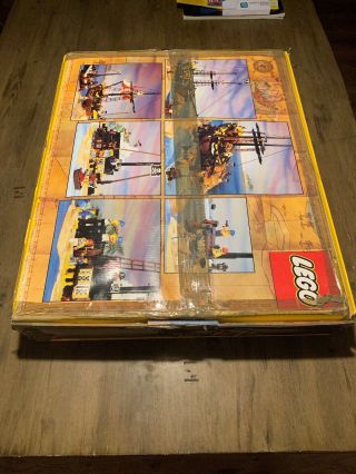LEGO 6285 Pirates Black Seas Barracuda Complete W/ Un - cut Sails Box Instruct 11