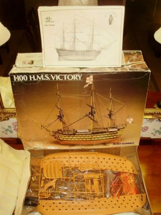 Heller Humbrol Kit No.  897 1:100 H.  M.  S Victory - Model Kit Made In France