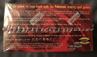 1999 Pokemon Base Set Booster Box Green Wing Charizard One Country Code 5