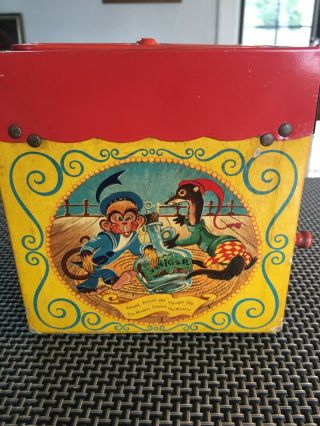 Vintage Mattel Jack - in - the - Box with Jolly Tune the Clown - Fantastic 3