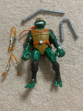Tmnt Teenage Mutant Ninja Turtles 2006 Fast Forward Michelangelo Figure