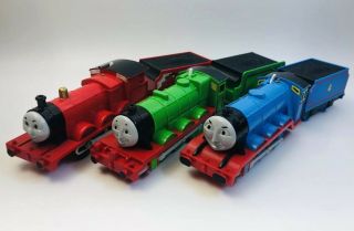 Gordon,  Henry & James Thomas & Friends Motorized Trackmaster Railway Trains Tomy