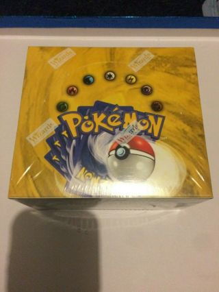 English Base Set Booster Box (36 Packs Of Pokemon Cards) Wotc