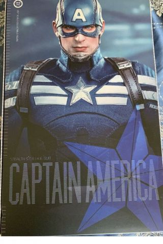 1/6 Hot Toys Mms243 Captain America Winter Soldier Steve Rogers Set