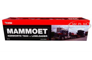 KENWORTH T800 MAMMOET & LOWBOY & 3 AXLE DOLLY 1/50 BY WSI MODELS 02 - 2161/410232 5