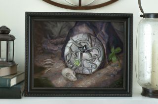 Talisman of Resilience - OIL PAINTING,  by Lindsey Look for MTG,  Magic 3