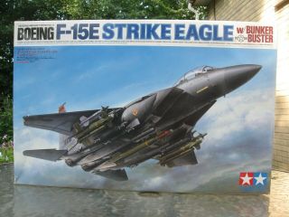 Tamiya 1/32 Boeing F - 15e Strike Eagle W/bunker Buster 60312