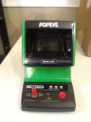 Popeye Tabletop Nintendo Game And Watch Arcade
