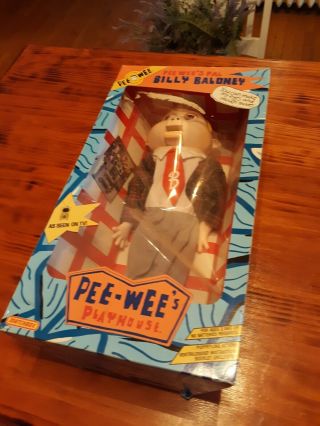 1988 Matchbox Billy Baloney Pee Wee Herman Playhouse Doll Mib W Box Open Plastic