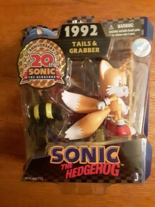 Sonic The Hedgehog Miles Tails Prower Jazwares 20th 3 " Figure 1992 Sega Genesis