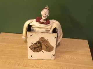 Old Vintage Harold Jack In The Box - (no Lid)