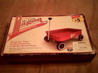 My Little Wagon Classic Red Finish,  7.  5 In.  W X 12.  5 In.  L X 5.  5 In.  H,  3,  Age