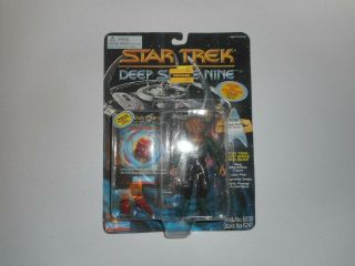 1995 Playmates Star Trek Deep Space Nine Rom W/ Nog Mini Action Figure Quark