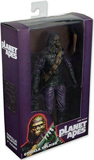 Planet Of The Apes 7 Inch Gorilla Soldier Action Figure - Classic Series 1