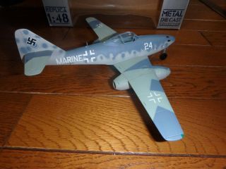1/48 MESSERSCHMITT Me - 262 LUFTWAFFE MARINE PROTOTYPE CDC ARMOUR 98156 FRANKLIN 4