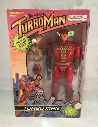 Turbo Man Tiger Electronics Jingle All The Way Action Figure Turboman 1996