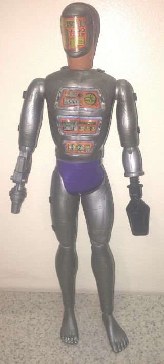 1975 Kenner Six Million Dollar Bionic Man Maskatron Action Figure & Accessories