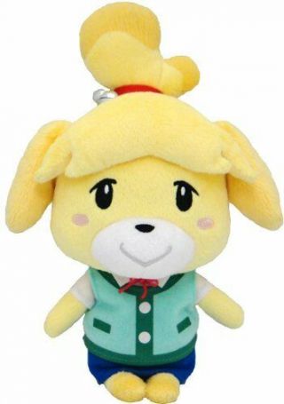 Sanei Animal Crossing Leaf 8 " Plush Toy: Isabelle/shizue
