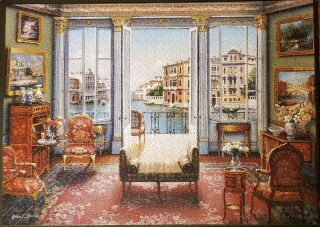The Jigsaw Puzzle Factory Elegant Interiors – Venetian View (1000 Piece) 3