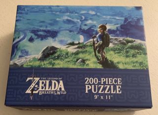 The Legend Of Zelda Breath Of The Wild Jigsaw Puzzle 200 Piece 9”x11” Nintendo