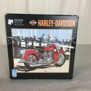 Harley - Davidson Jigsaw Puzzle 1000 Piece 27 " X 20 " Scott Jacobs 53 Panhead