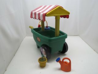 Garden Cart Wheelbarrow Little Tikes 2 - In - 1 Gardening Kid Size Pretend Play Toy 2