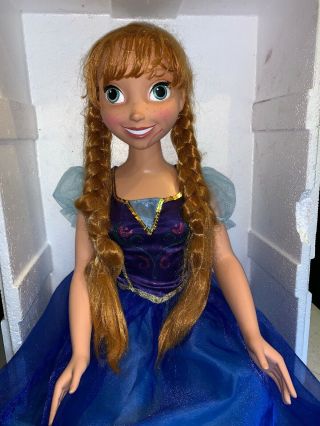 Disney Princess Anna Tall “ My Size Big Doll 38” Inches Tall 2014 6
