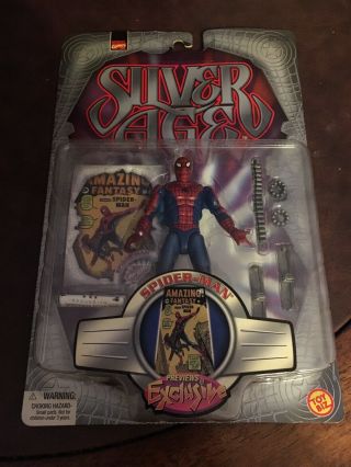 Marvel Comics Silver Age Spider - Man Action Figure - Toybiz